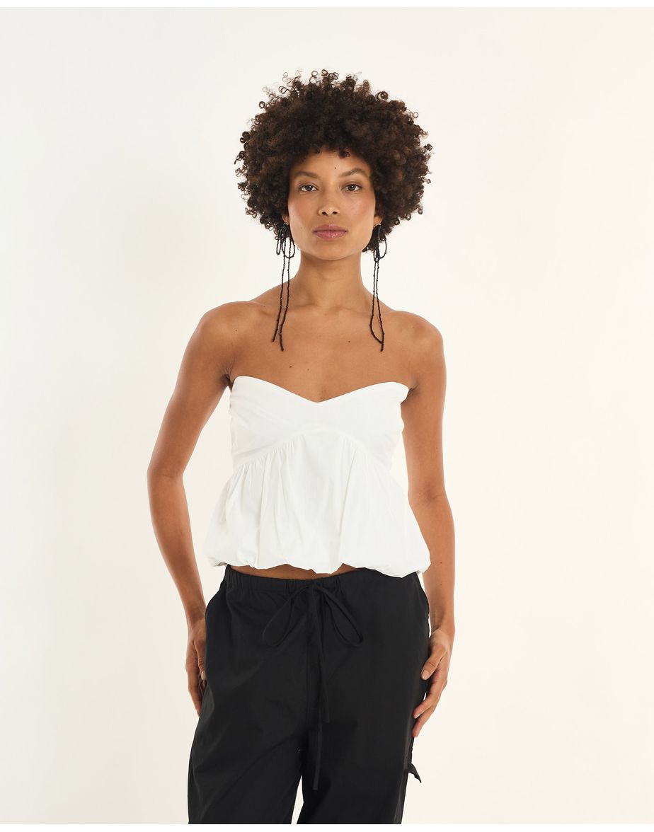 Blusa balone inv branco