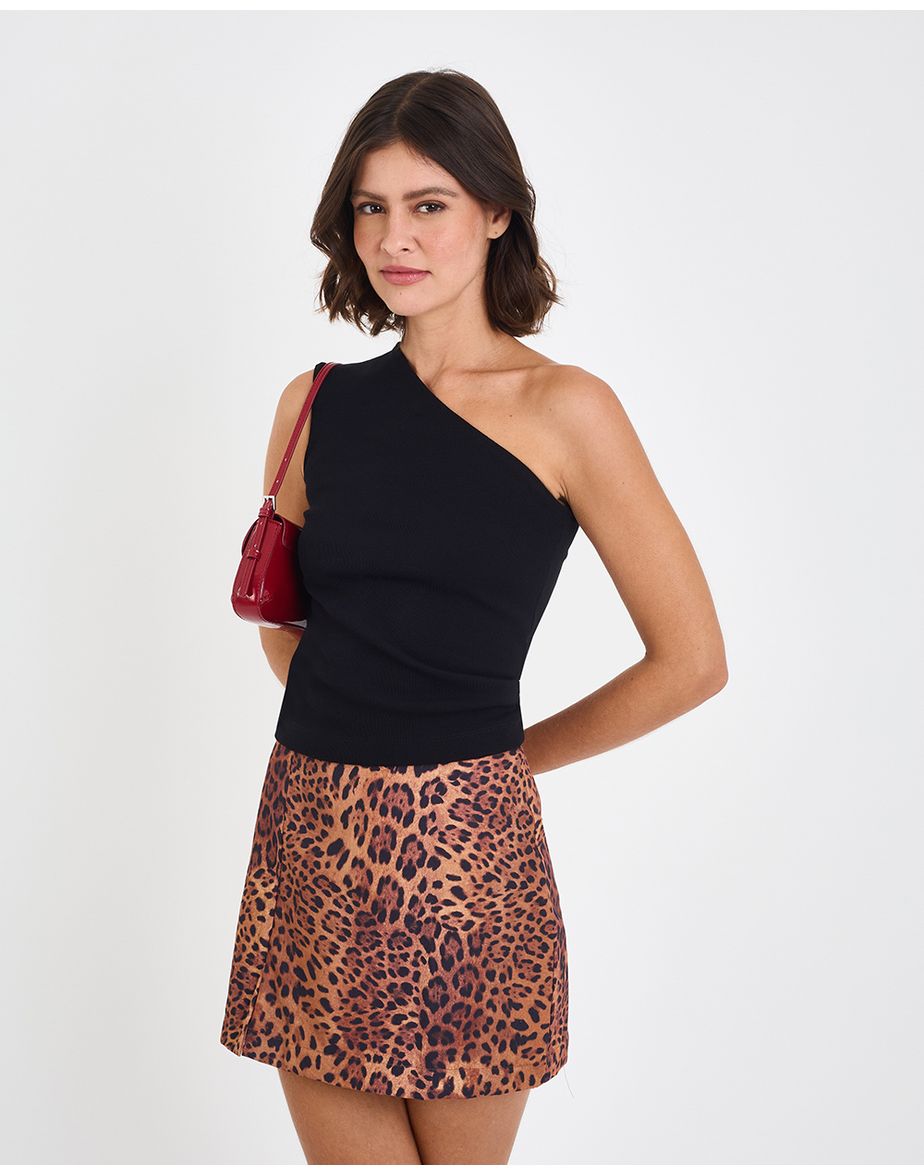 Blusa bandage inv preto