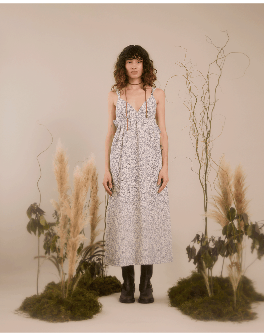 Vestido harmonia nox  estampado