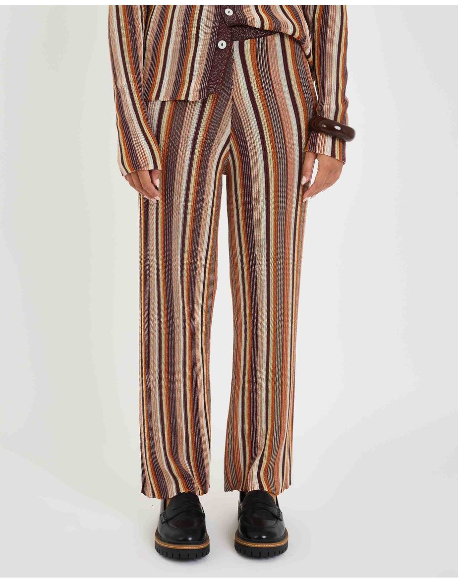 Calça tricot riv marrom