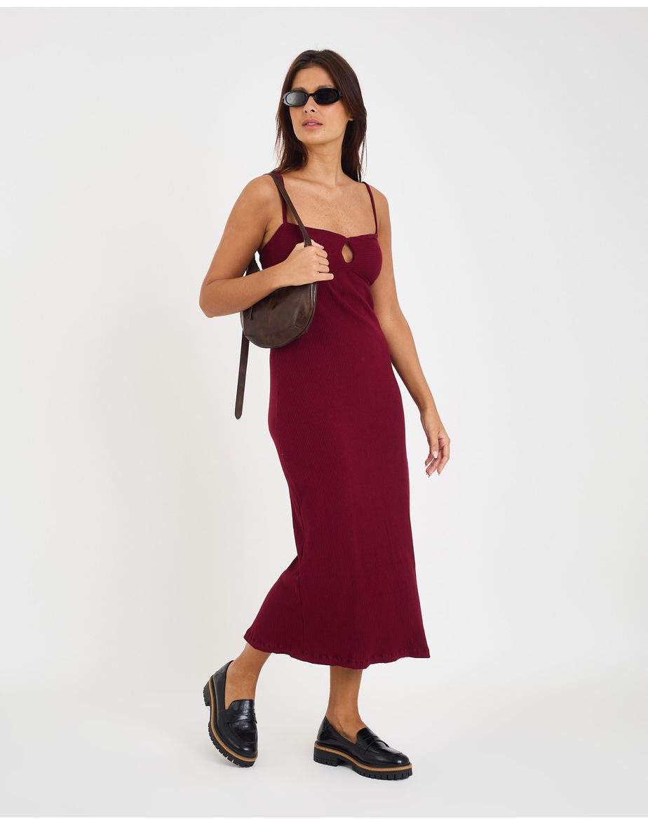 Vestido belweder riv vinho