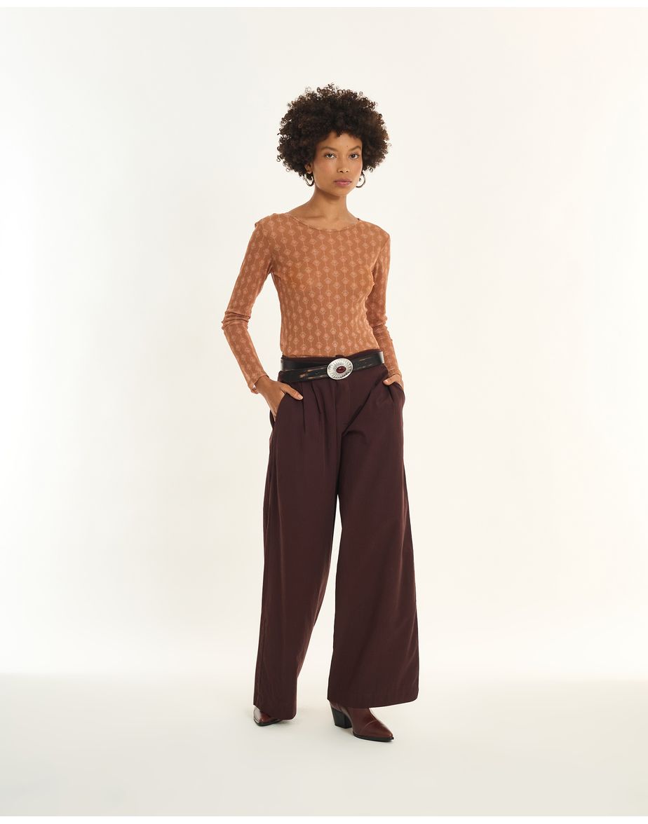 Calça ravenna inv marrom