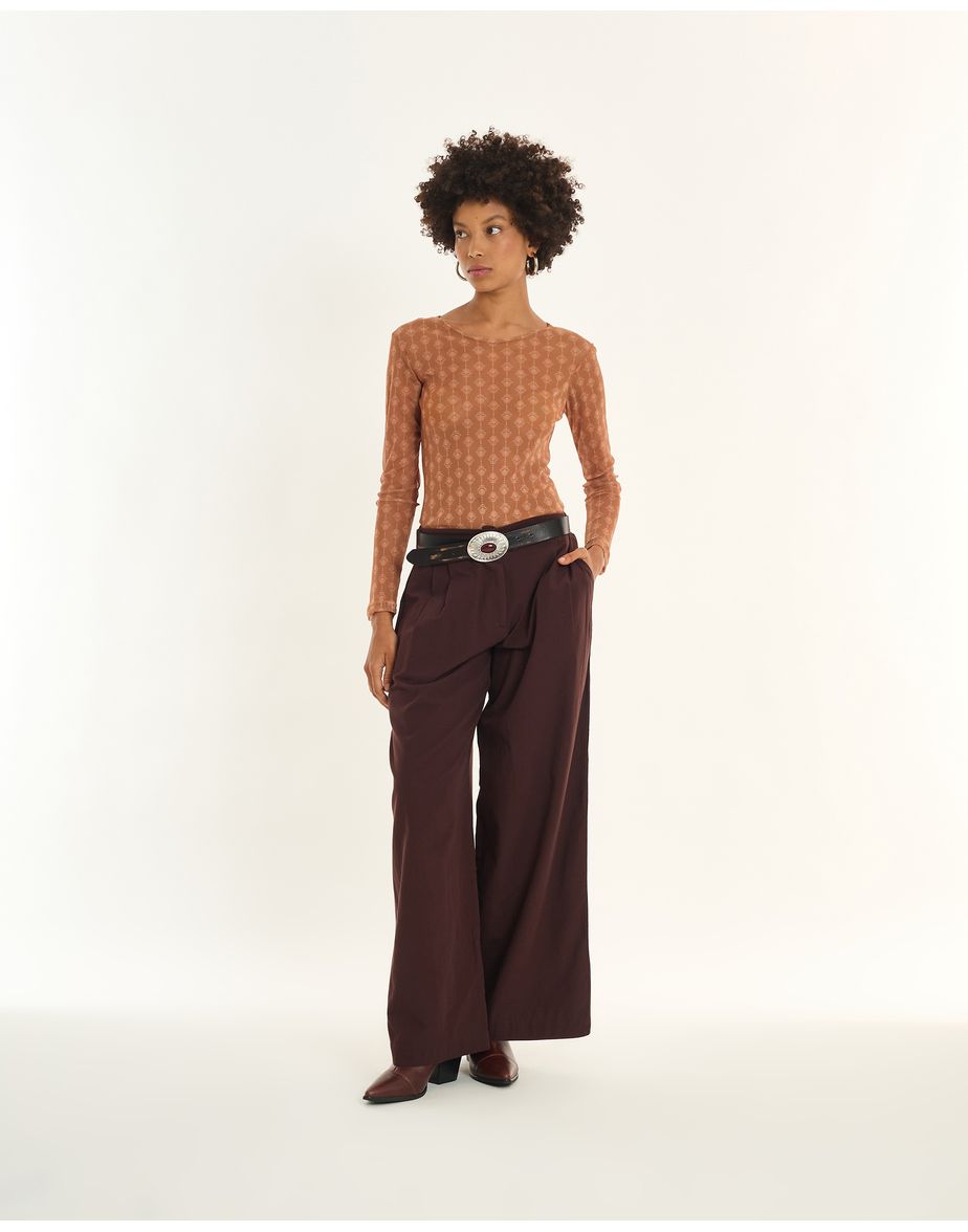 Calça ravenna inv marrom