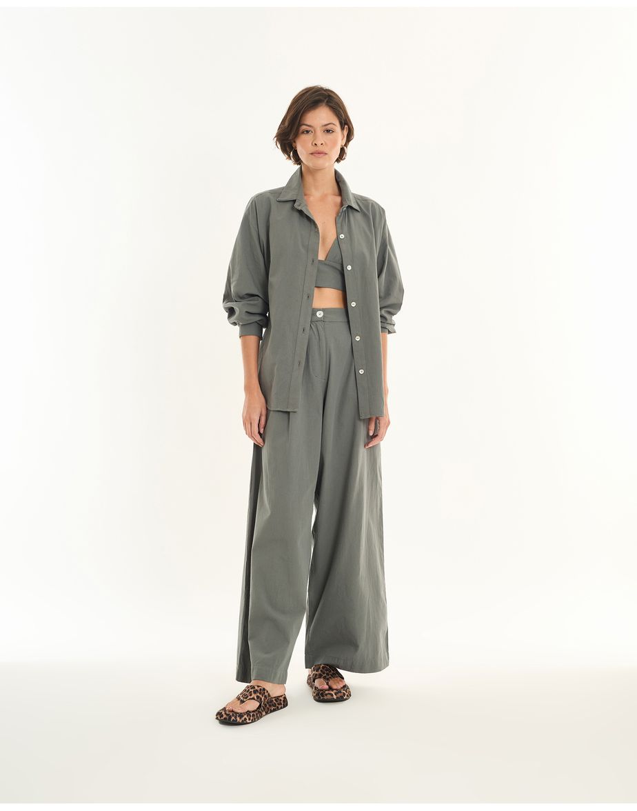 Calça ravenna inv cinza