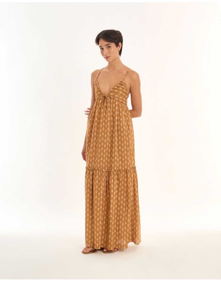 Vestido cassis inv estampado