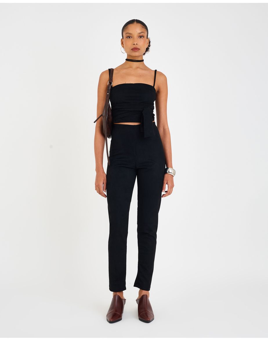 Calça cotelê eve preto
