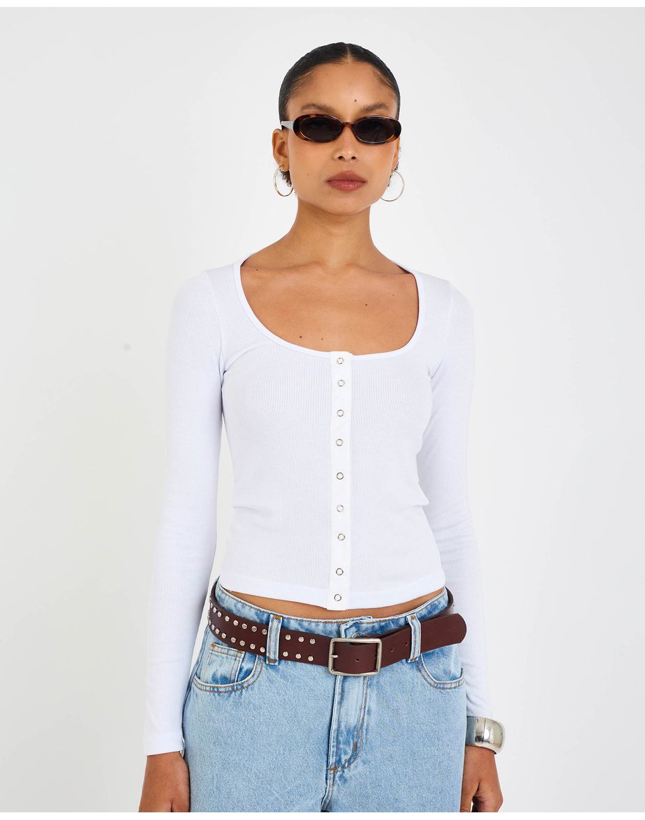 Blusa ribana eve branco