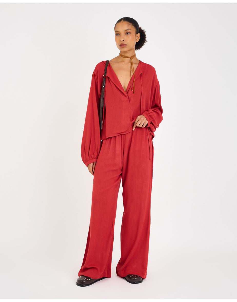 Calça páprica eve vermelho