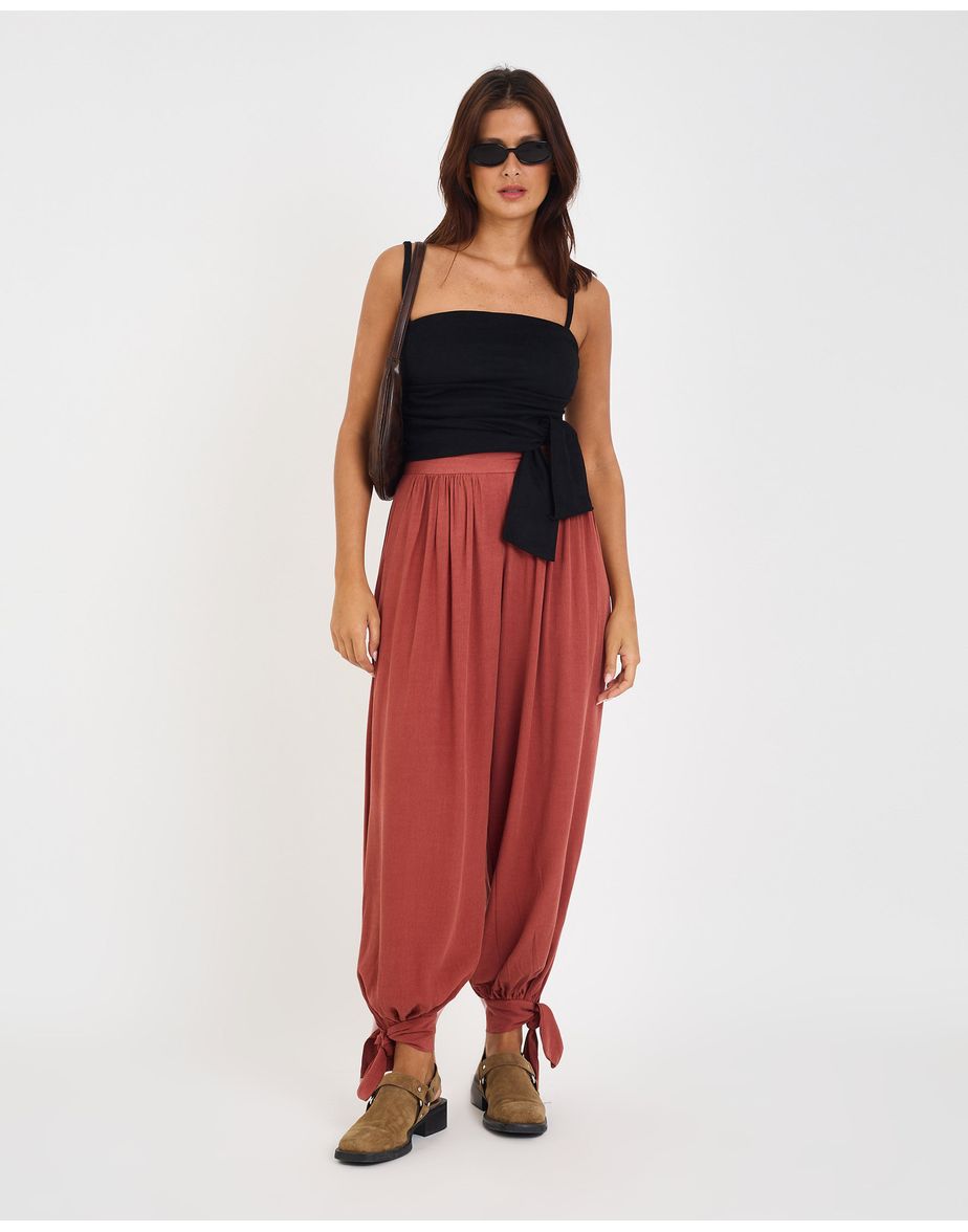 Calça âmbar eve marrom