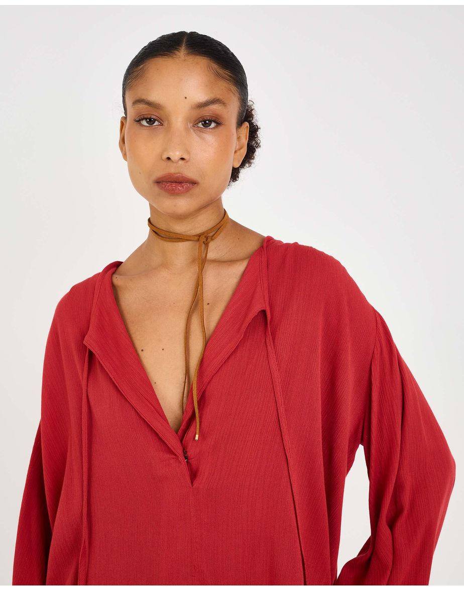 Blusa páprica eve vermelho