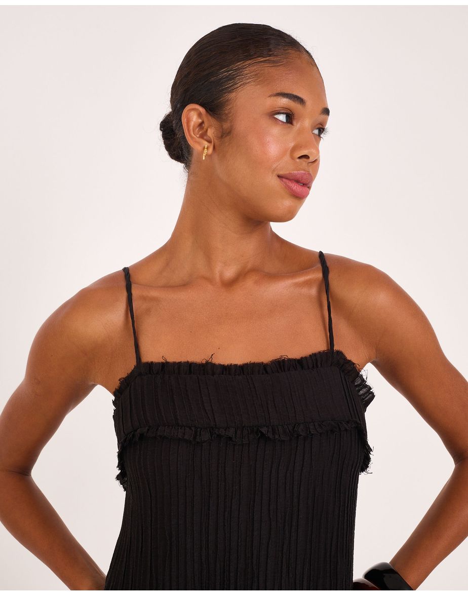 Vestido onda vin preto