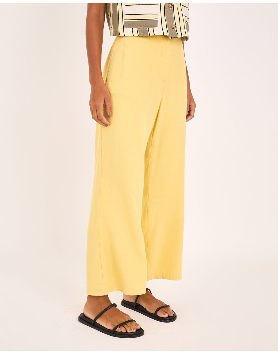 Calça bossa vin amarelo