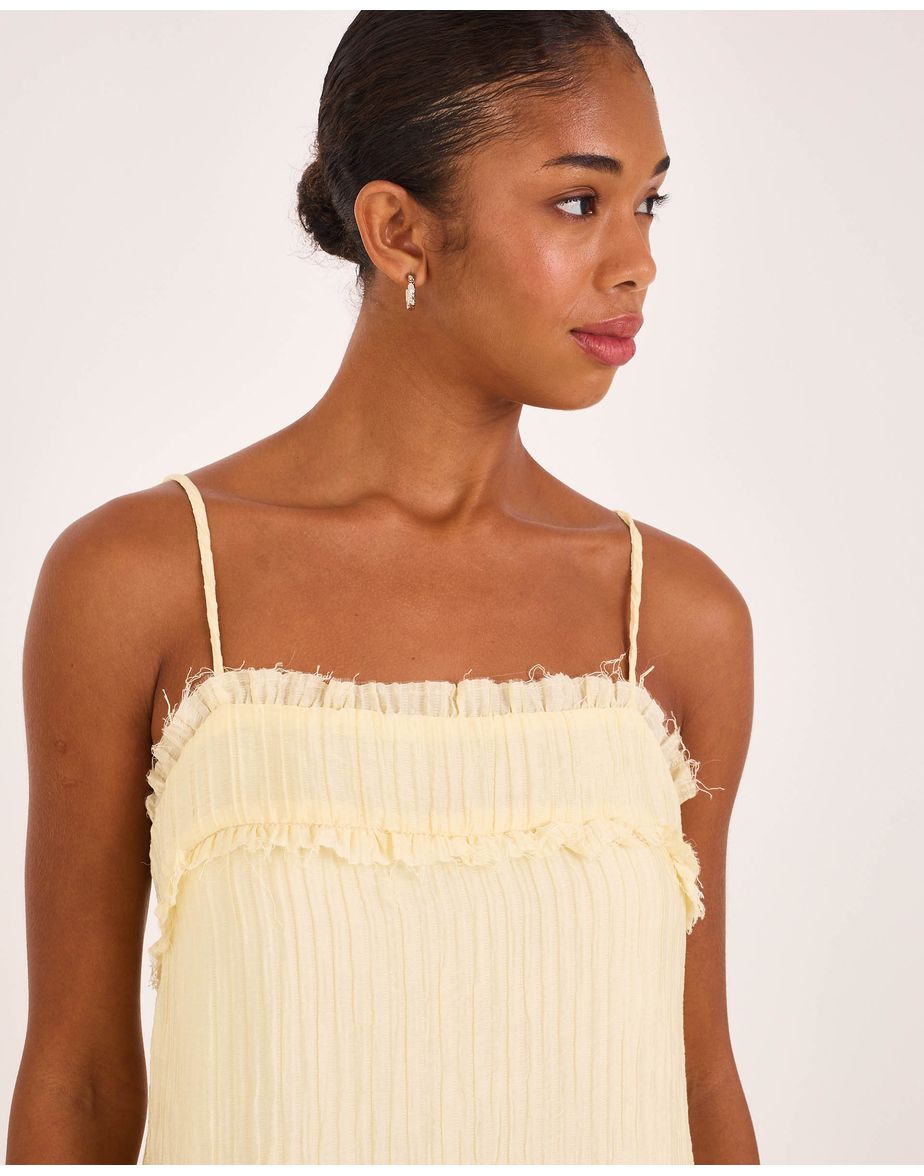 Vestido onda vin bege