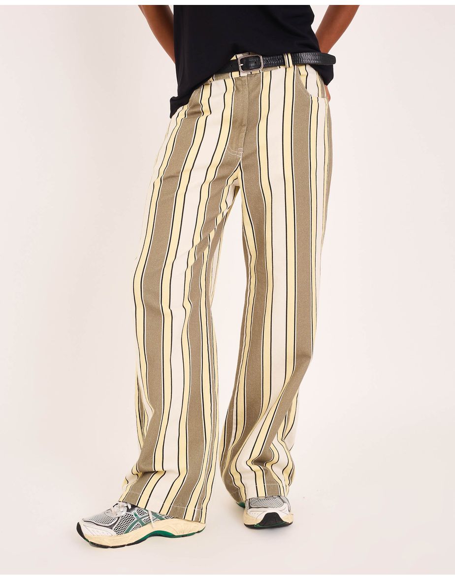 Calça listrada vin listrado