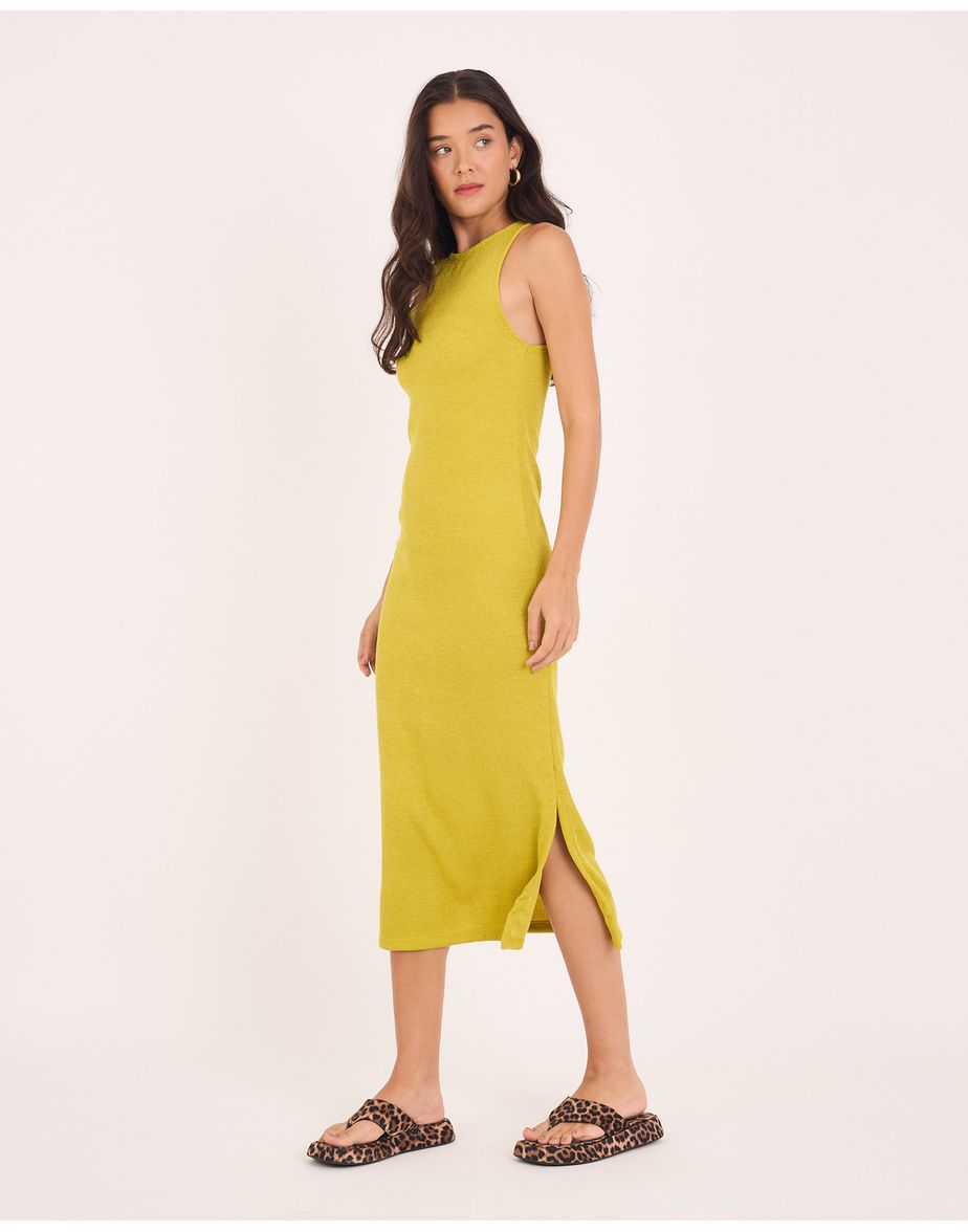 Vestido retro tex verde