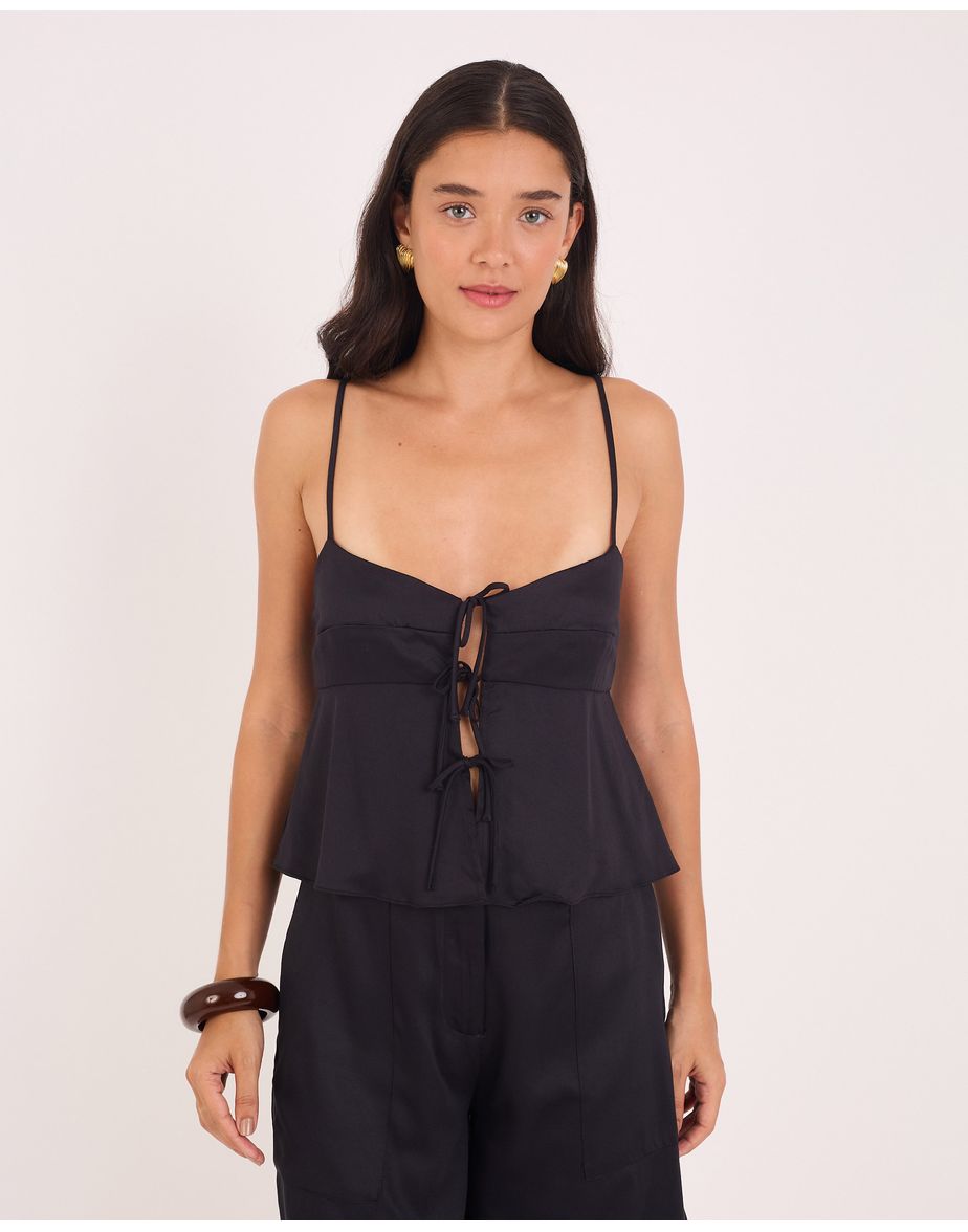 Regata caroline tex preto