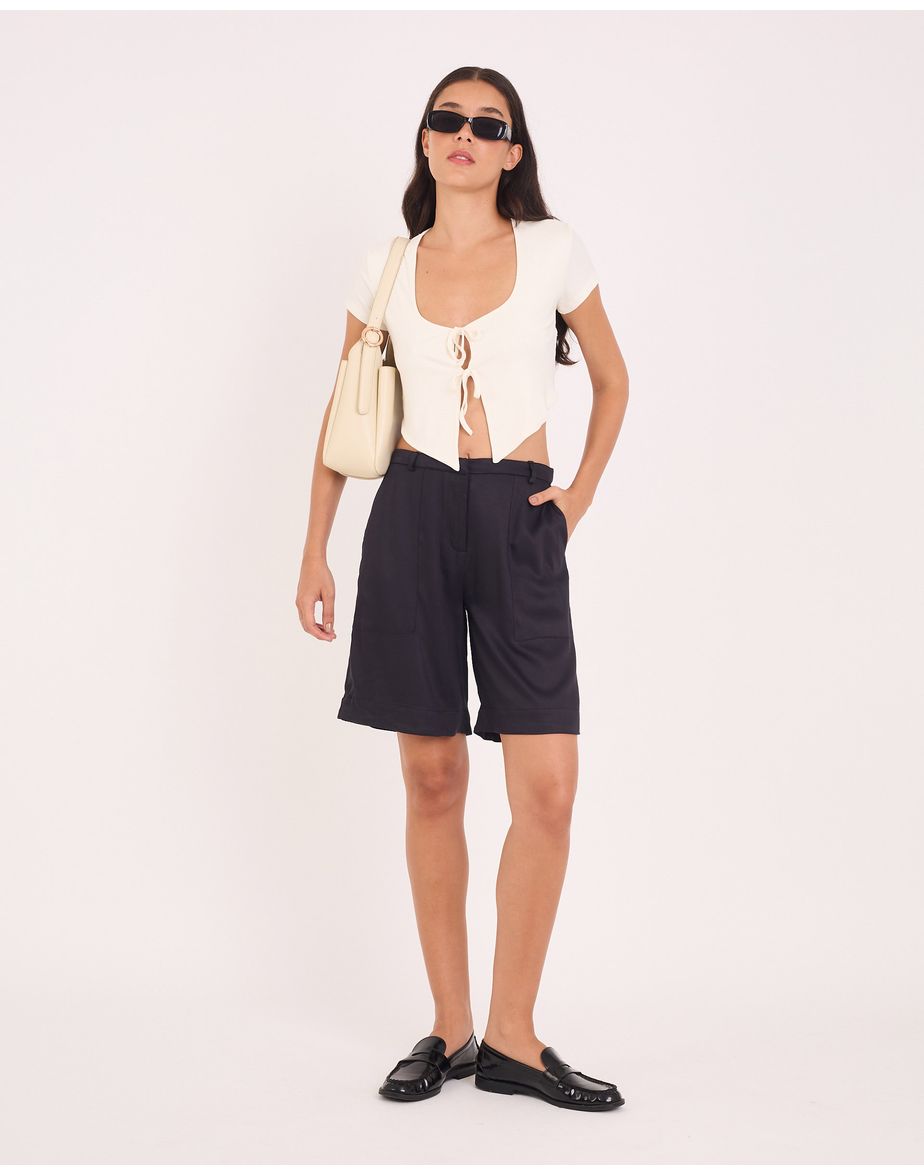 Bermuda caroline tex preto