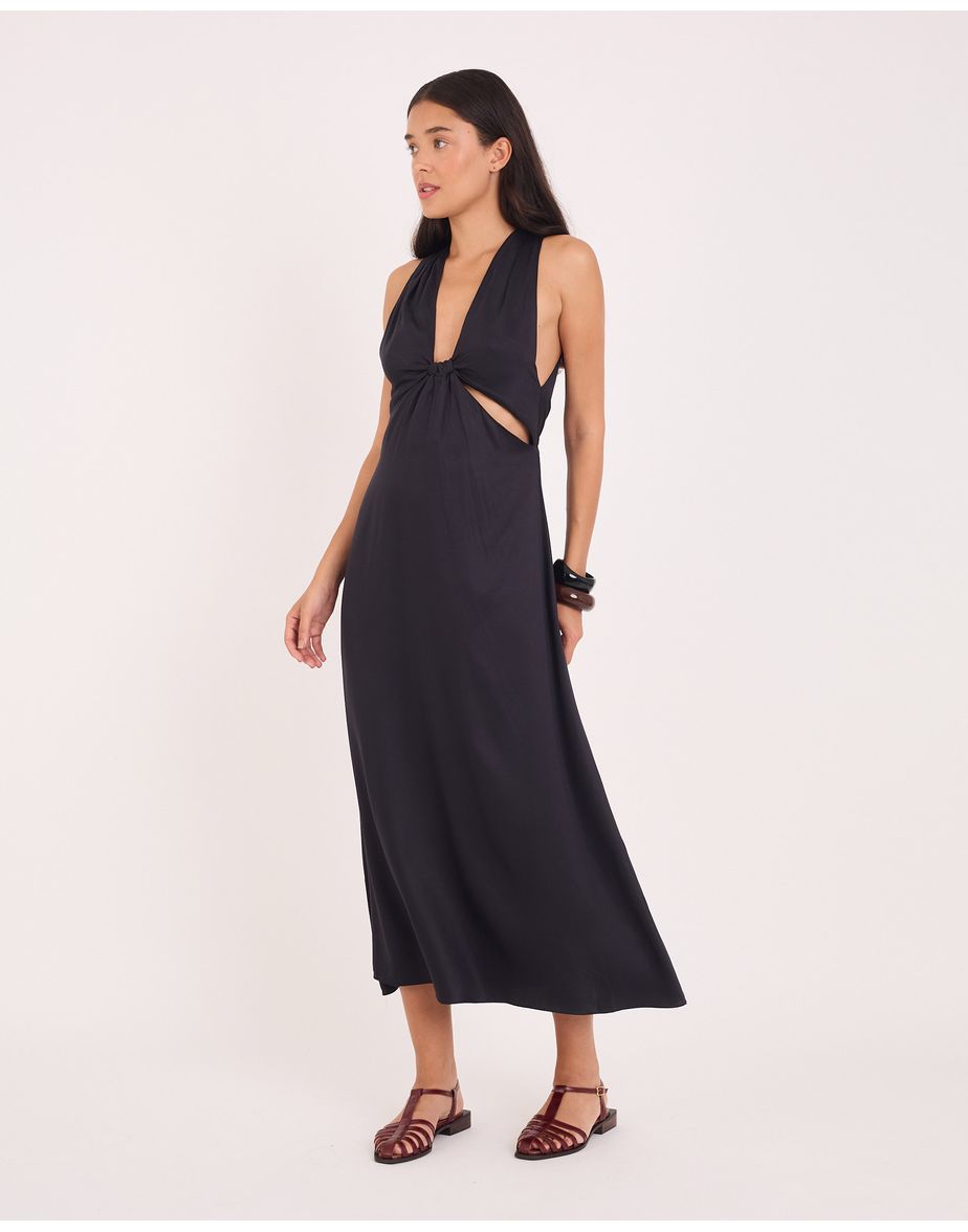 Vestido caroline tex preto