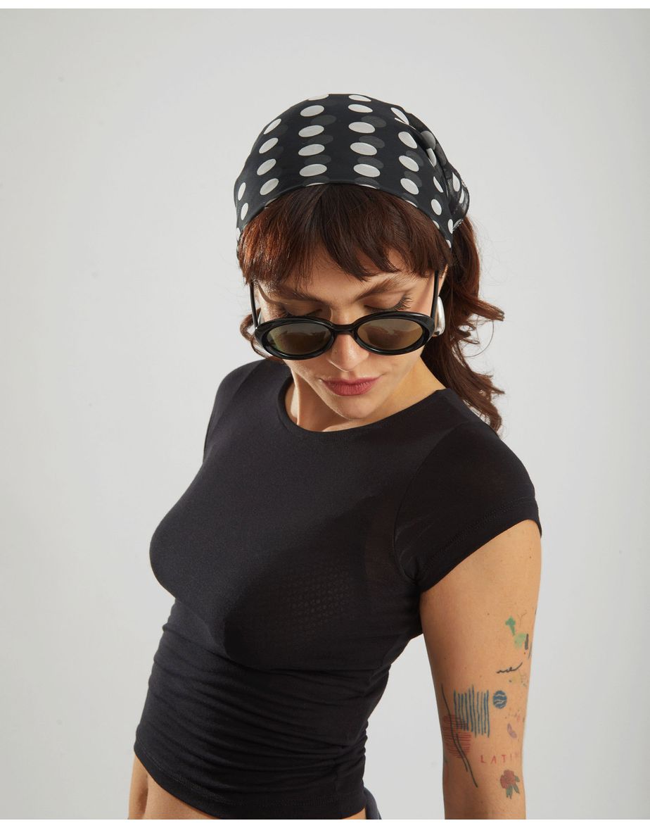 Camiseta sophia de lucca preto