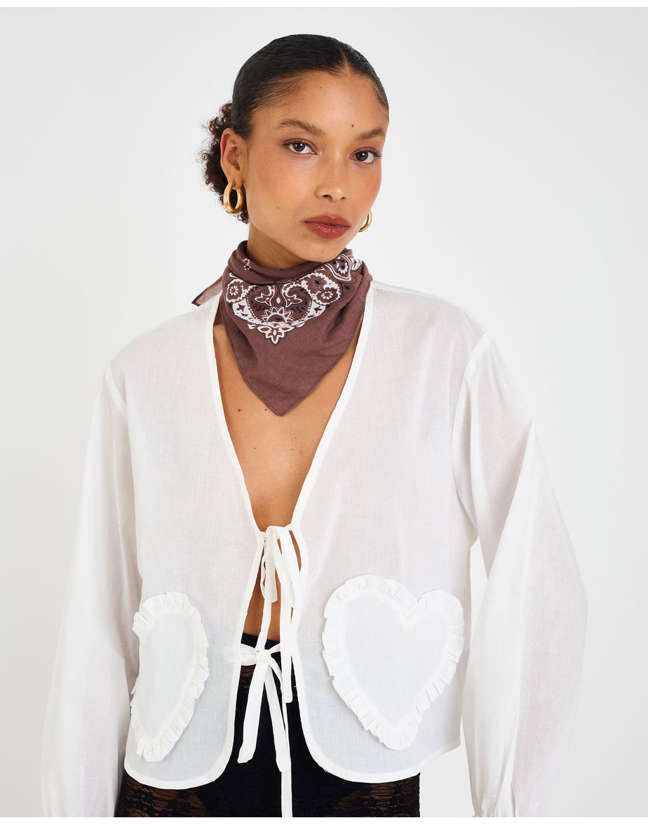 Blusa love lov off-white