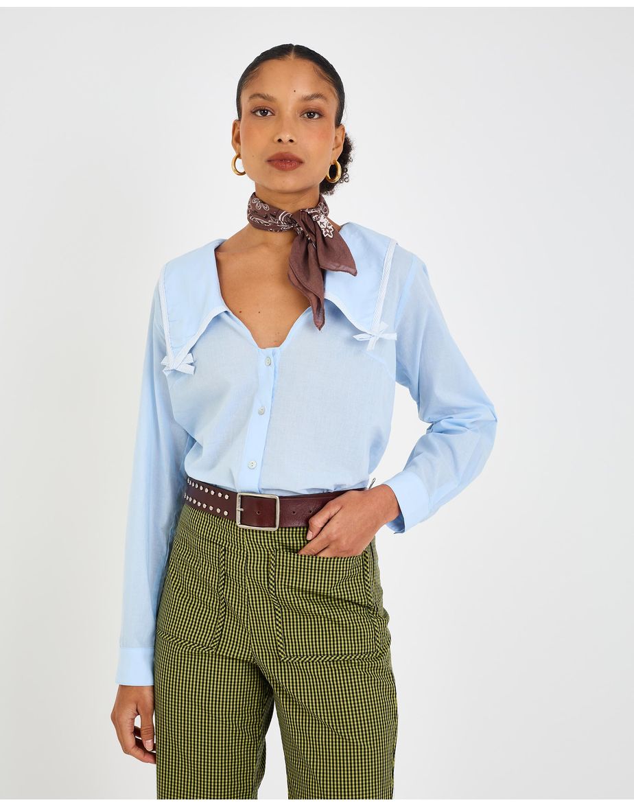 Camisa love lov azul
