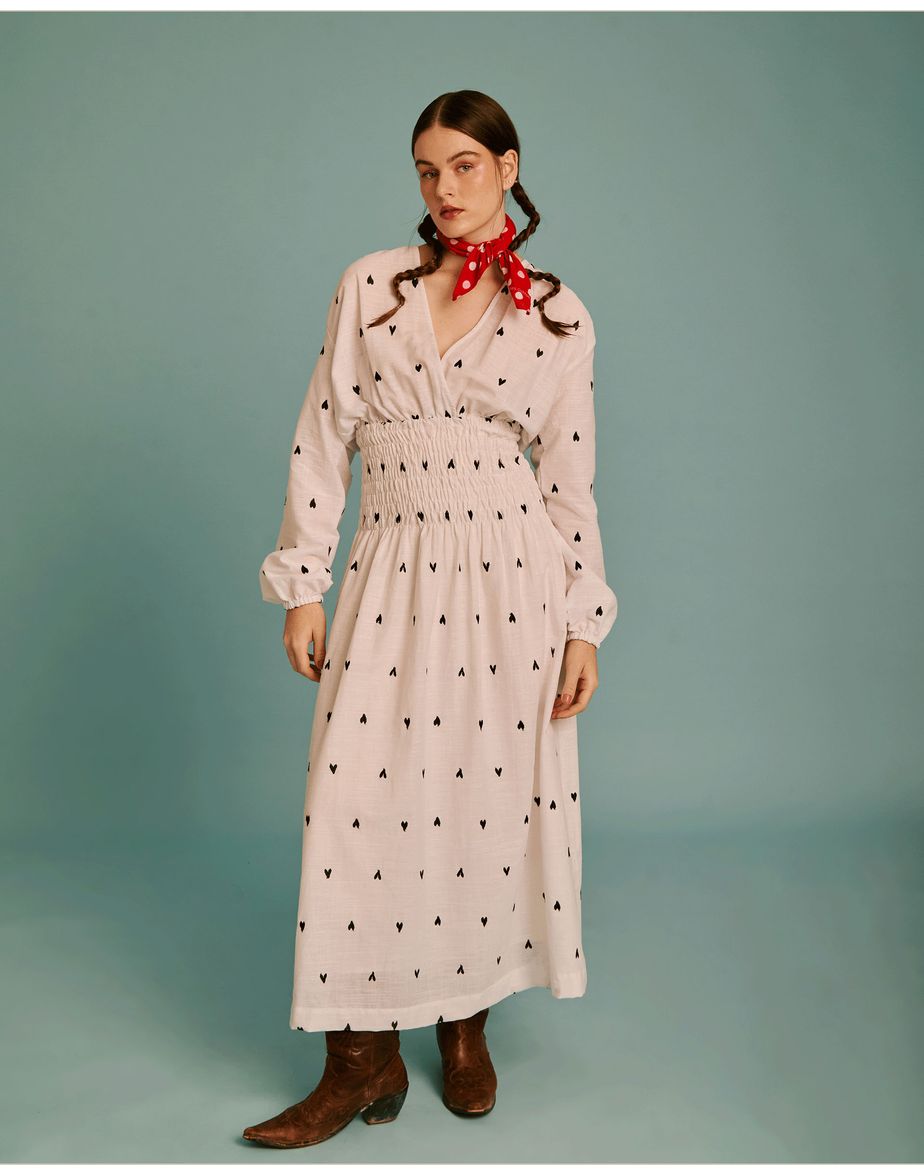 Vestido love lov estampado