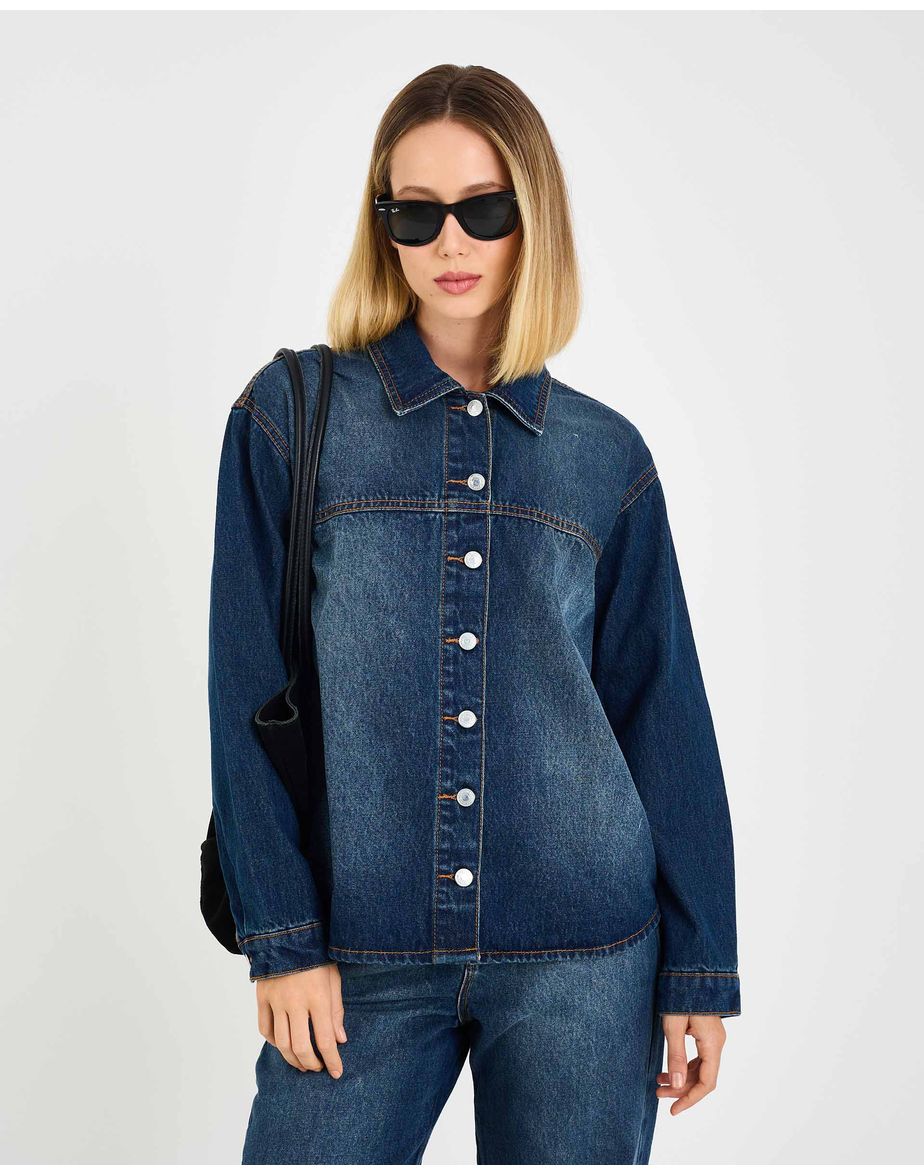Camisa jeans nox jeans