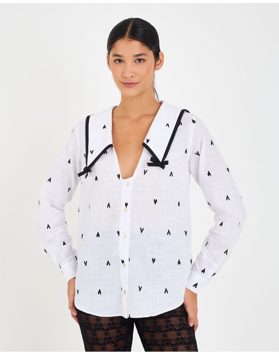 Camisa gola lov estampado