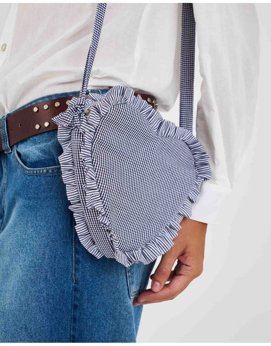 Bolsa love lov xadrez azul