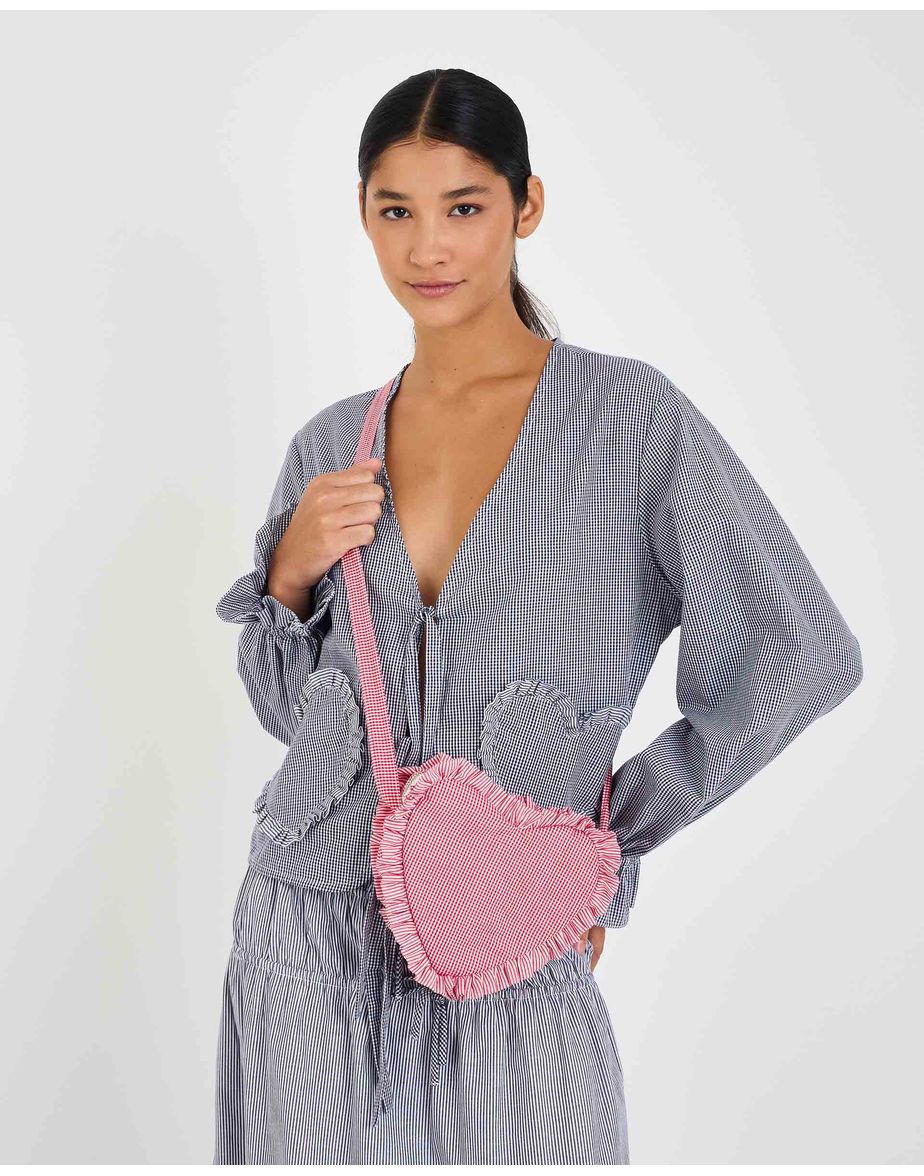 Bolsa love lov 1066 (vichy vermelho)