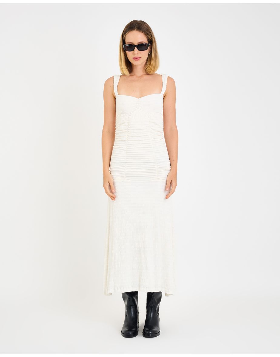 Vestido trama ara off-white