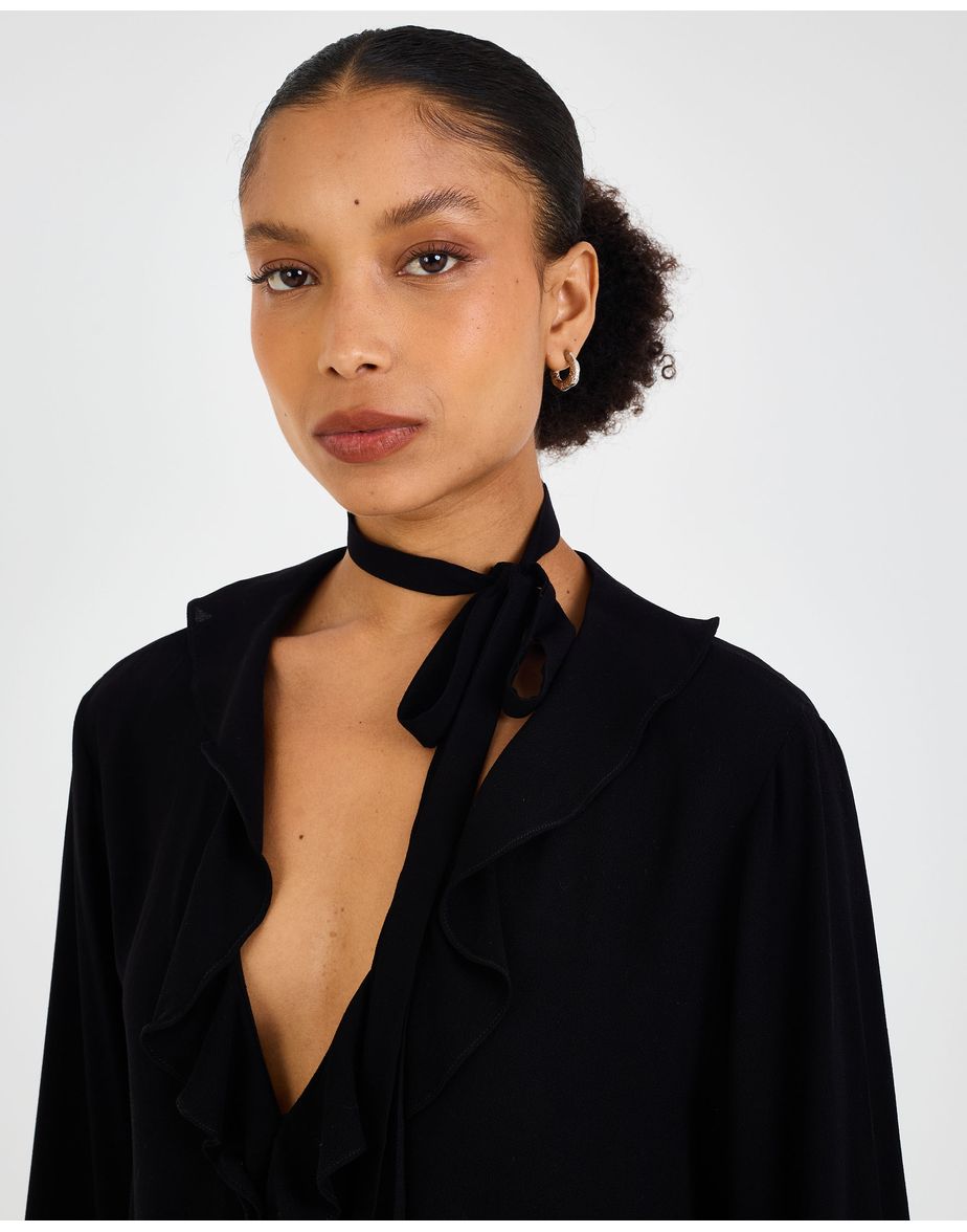 Camisa boho ara preto