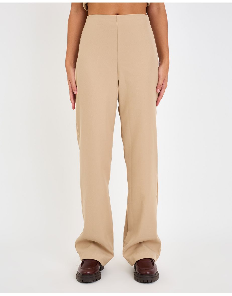 Calça alfaiataria edy bege
