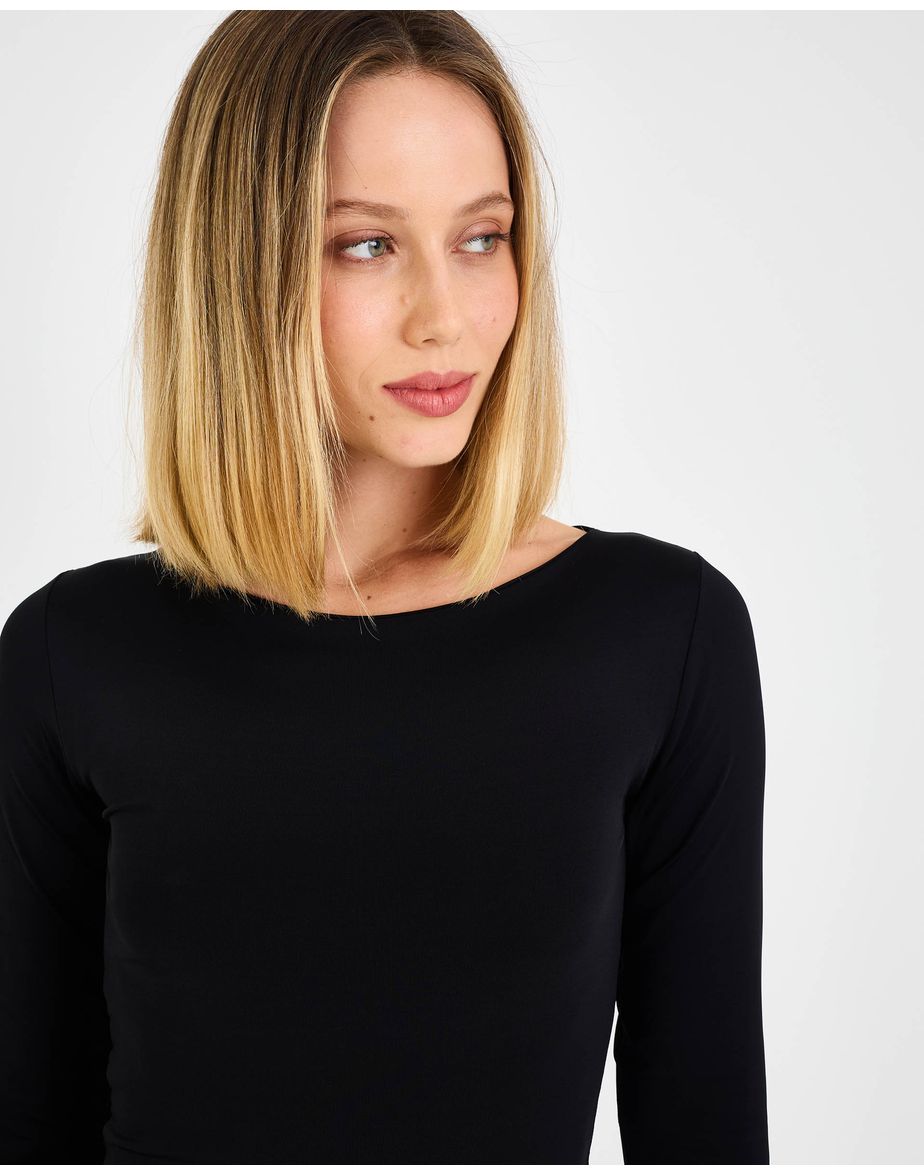 Vestido jersey coz preto