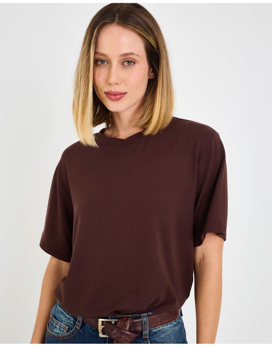 T-shirt malibu edy marrom