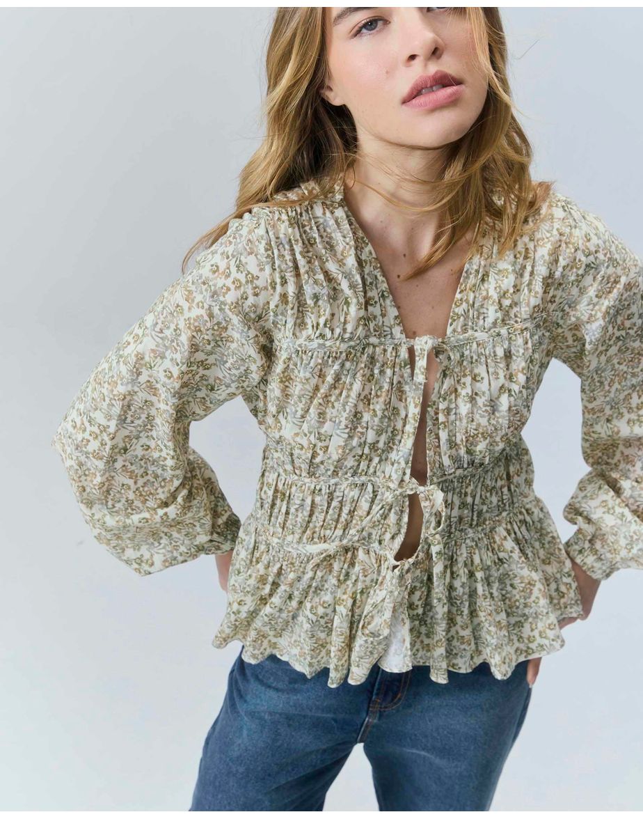 Camisa liberty coz estampado