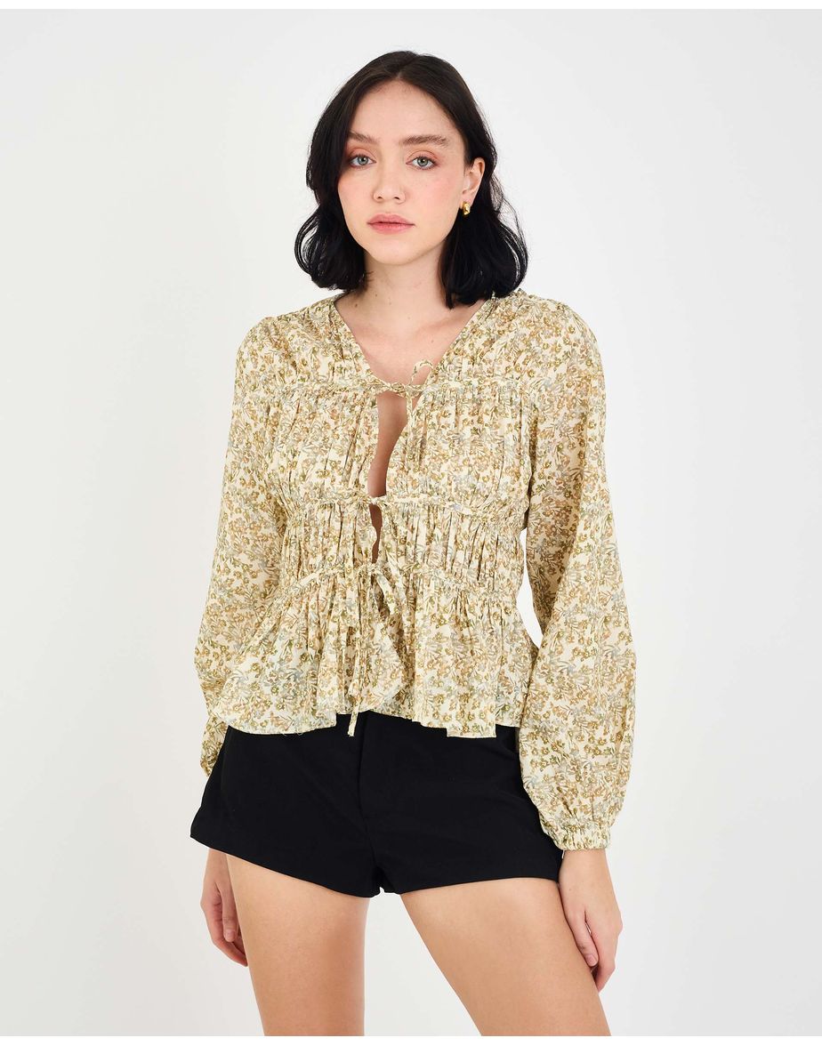 Camisa liberty coz estampado