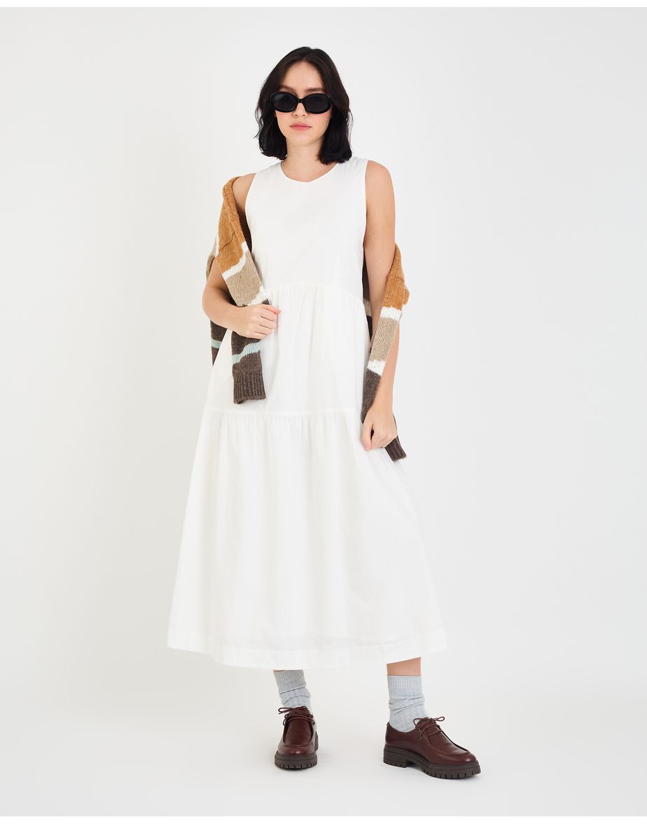 Vestido mahdi fal off-white
