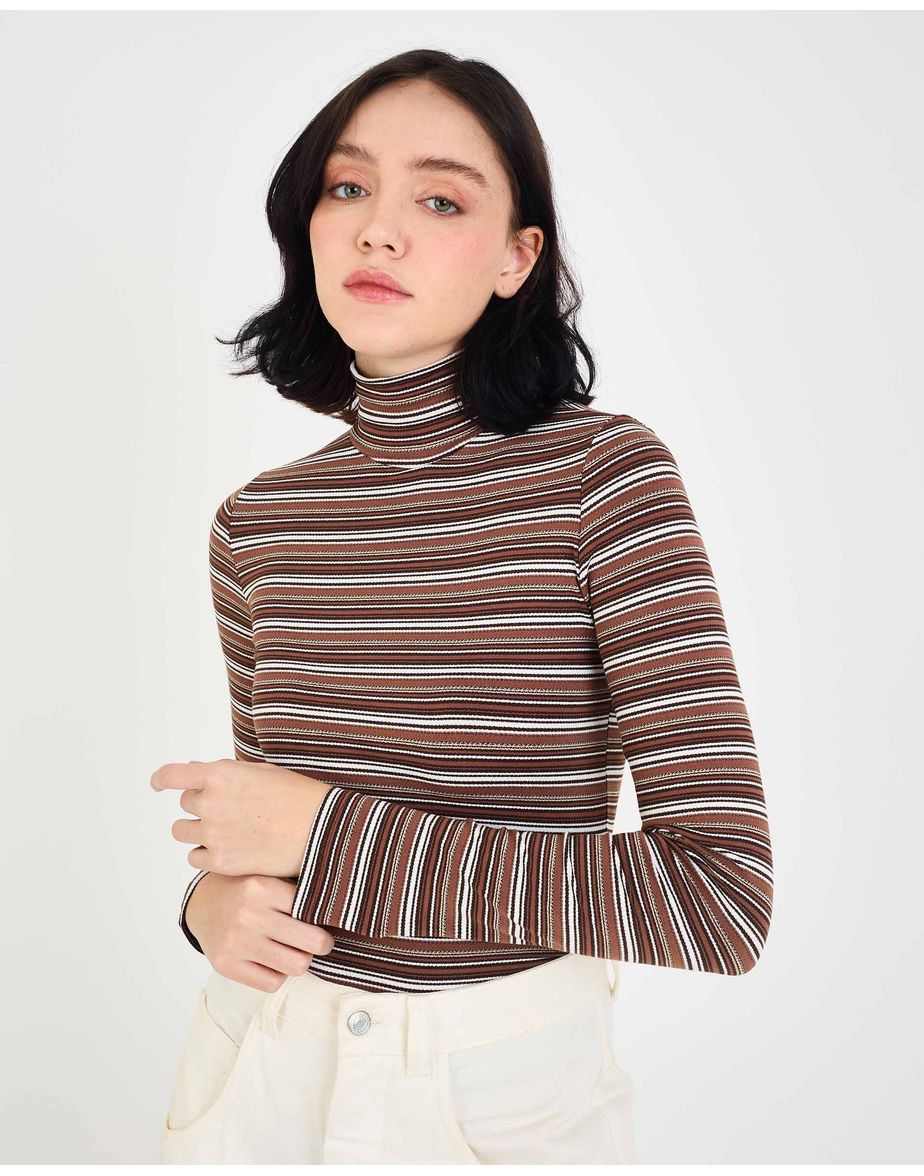 Blusa royas fal estampado