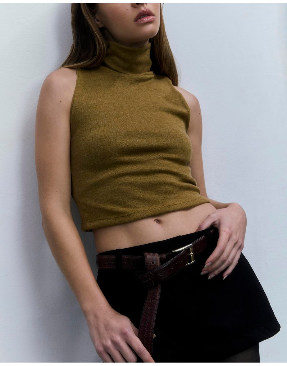 Blusa wool fal marrom