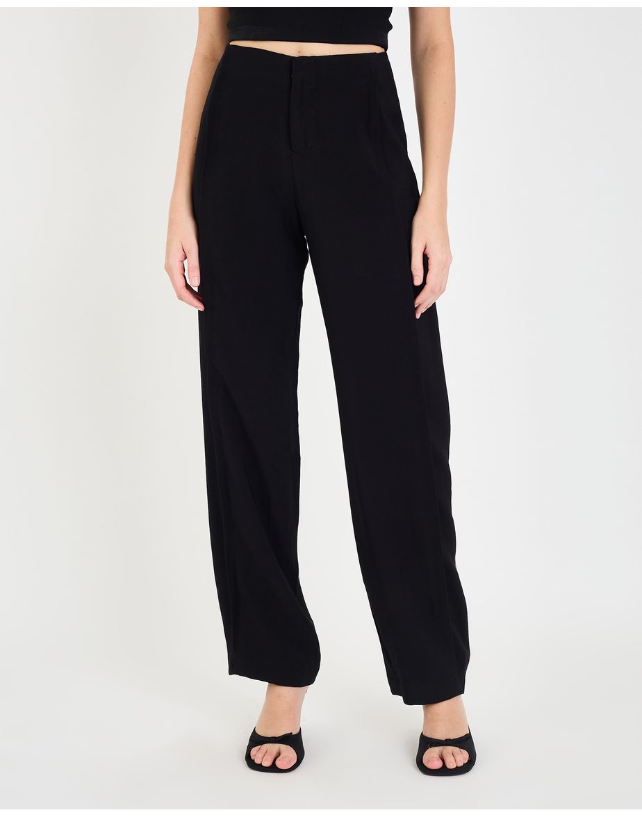 Calça nervura fal preto
