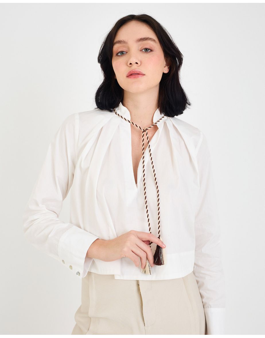 Blusa mahdi fal off-white