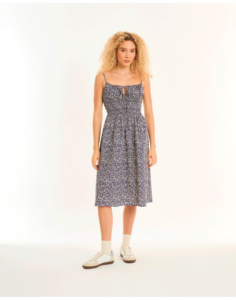 Vestido pinot inv estampado