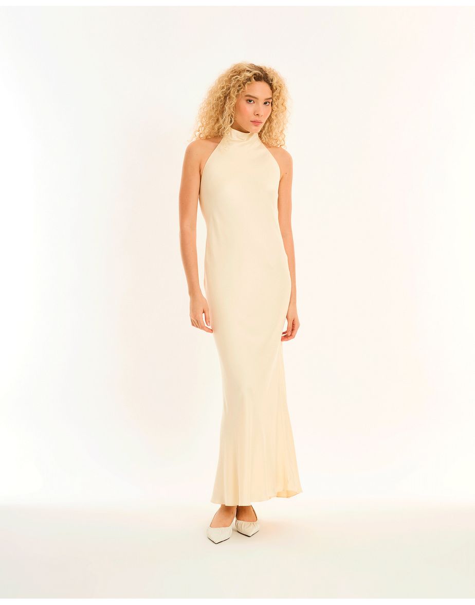 Vestido frente inv off-white