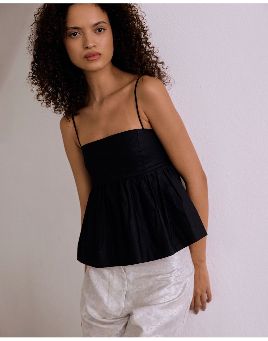 Blusa cotton riv preto