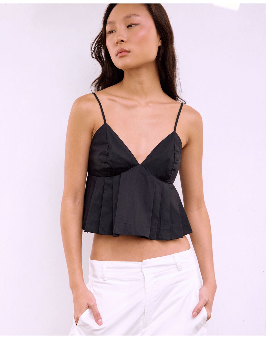 Top milano mel preto
