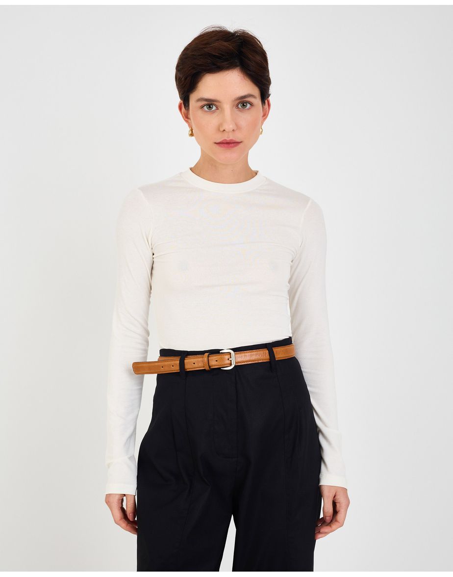 Camiseta slim gru off-white