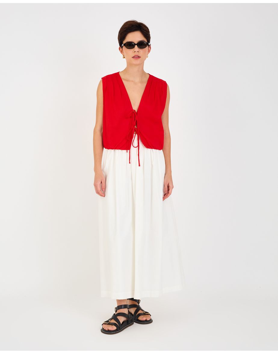 Saia over time off-white