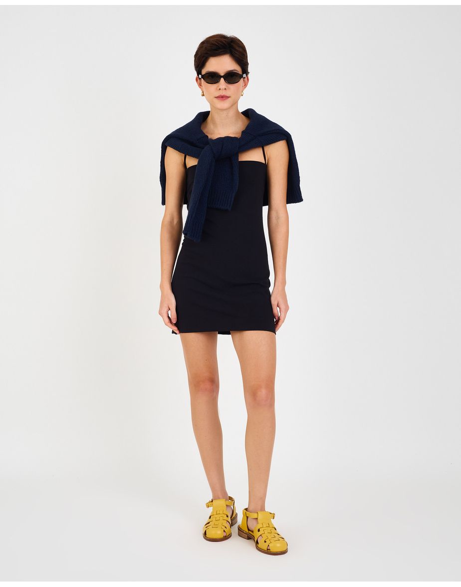 Vestido reto bel preto