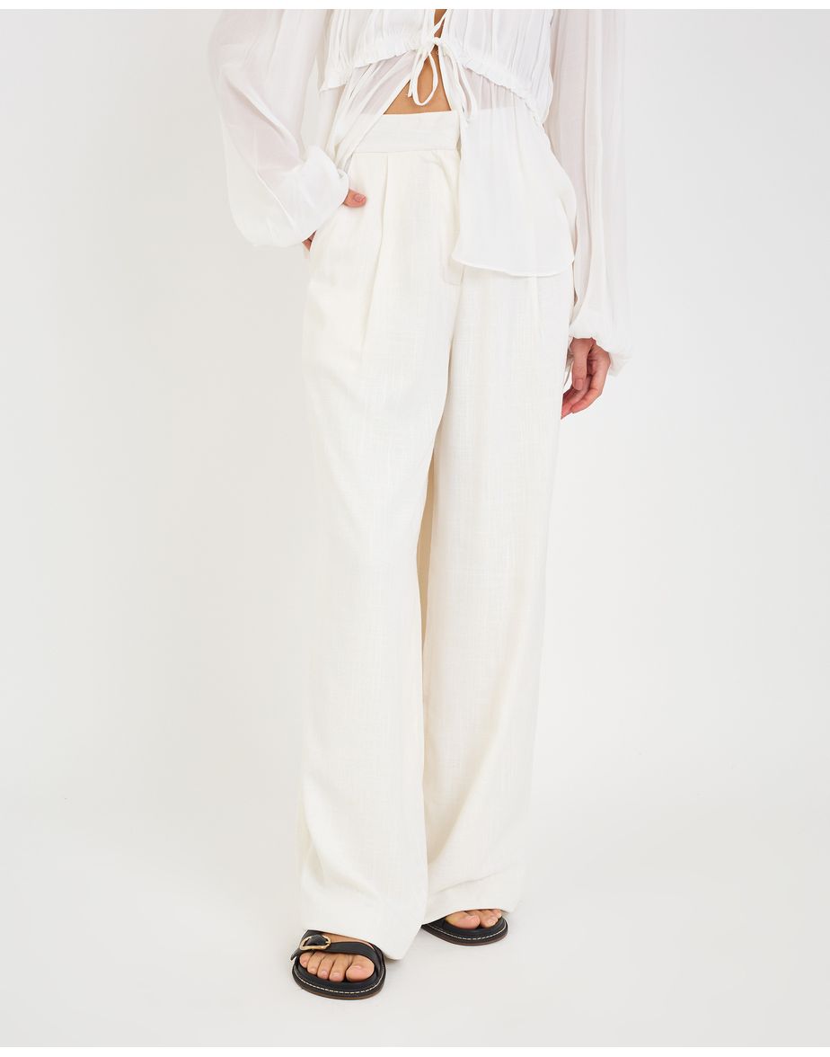 Calça orla bos off-white